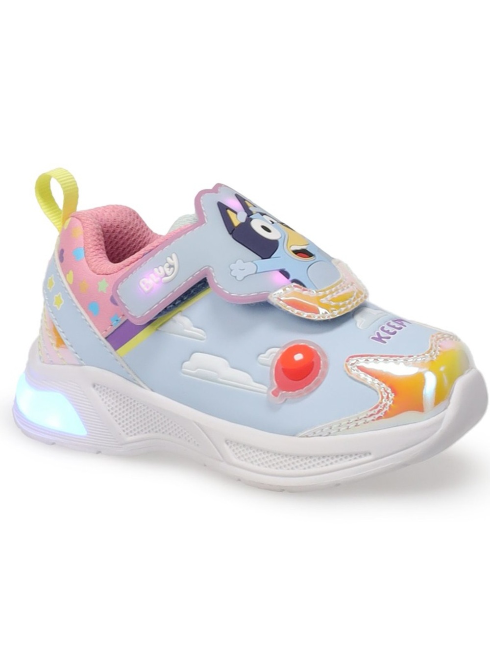Girls Bluey & Bingo Toddler Light Up Sneaker